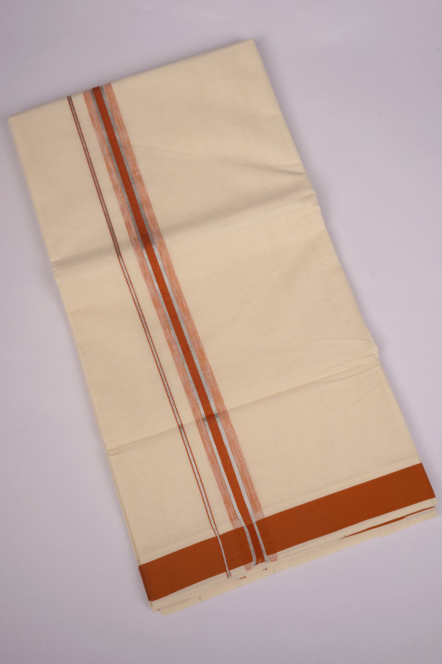 FD-187C C/D DHOTI  3.80 MTR-Brown
