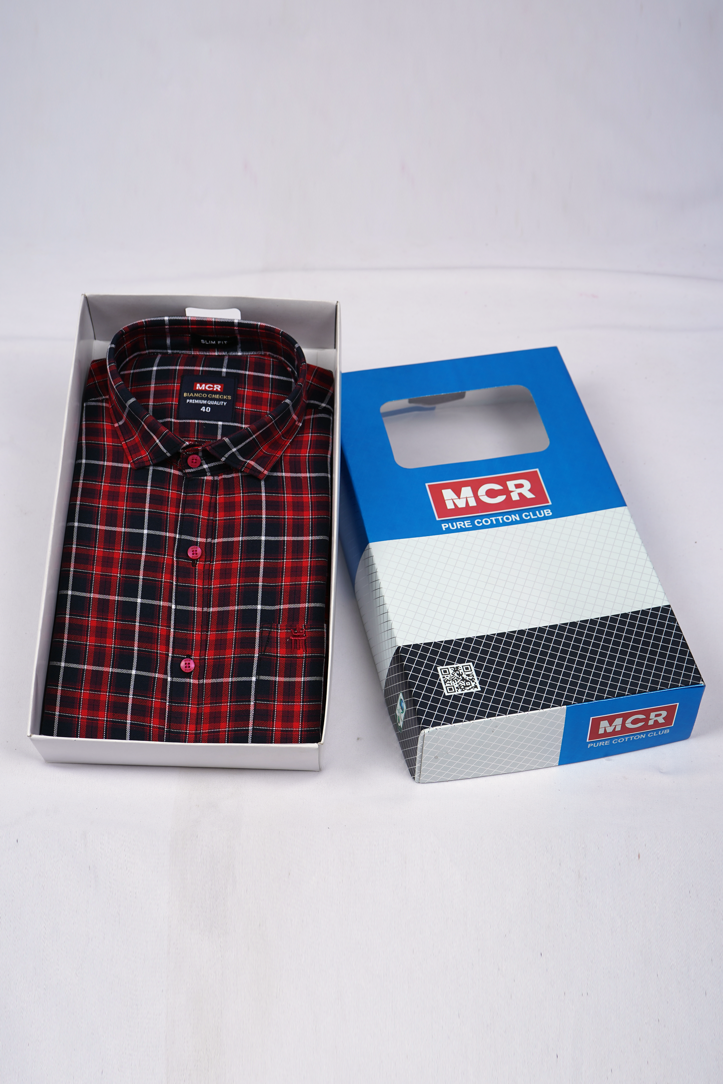 MCR BIANCO CHECKS 91008 Full Sleeve Formal Color Shirt For Men