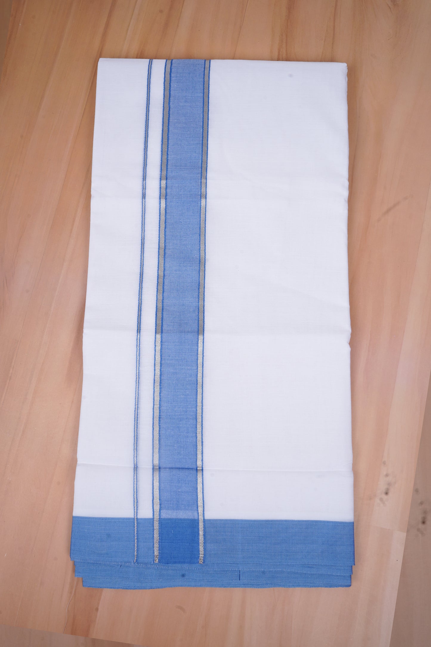 FCD-364 W/D DHOTI 3.80 MTR - Blue