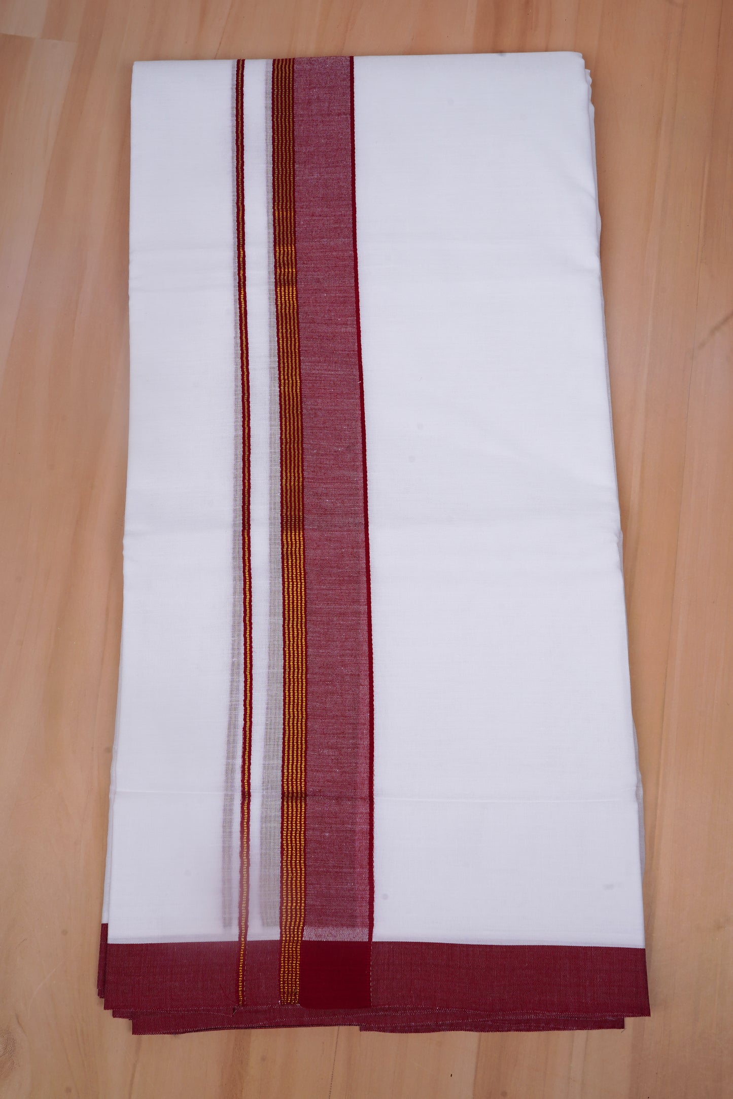 FCD-524 W/D DHOTI 3.80 MTR-Dark Pink