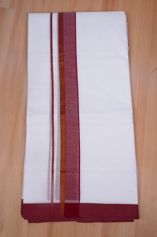 FCD-524 W/D DHOTI 3.80 MTR-Dark Pink