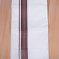 FCD-621 W/D DHOTI 3.80 MTR - Coffee Brown