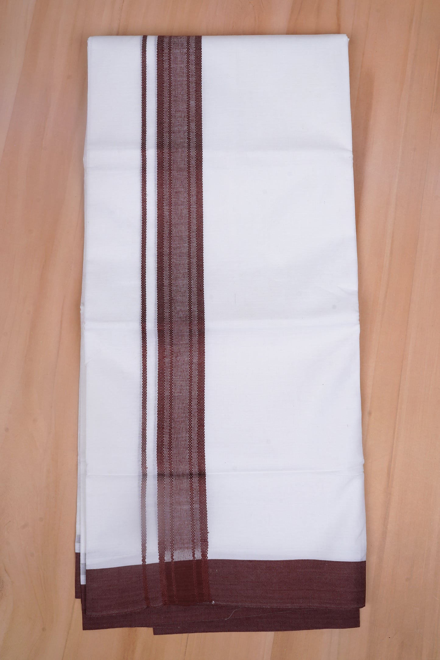 FCD-621 W/D DHOTI 3.80 MTR - Coffee Brown