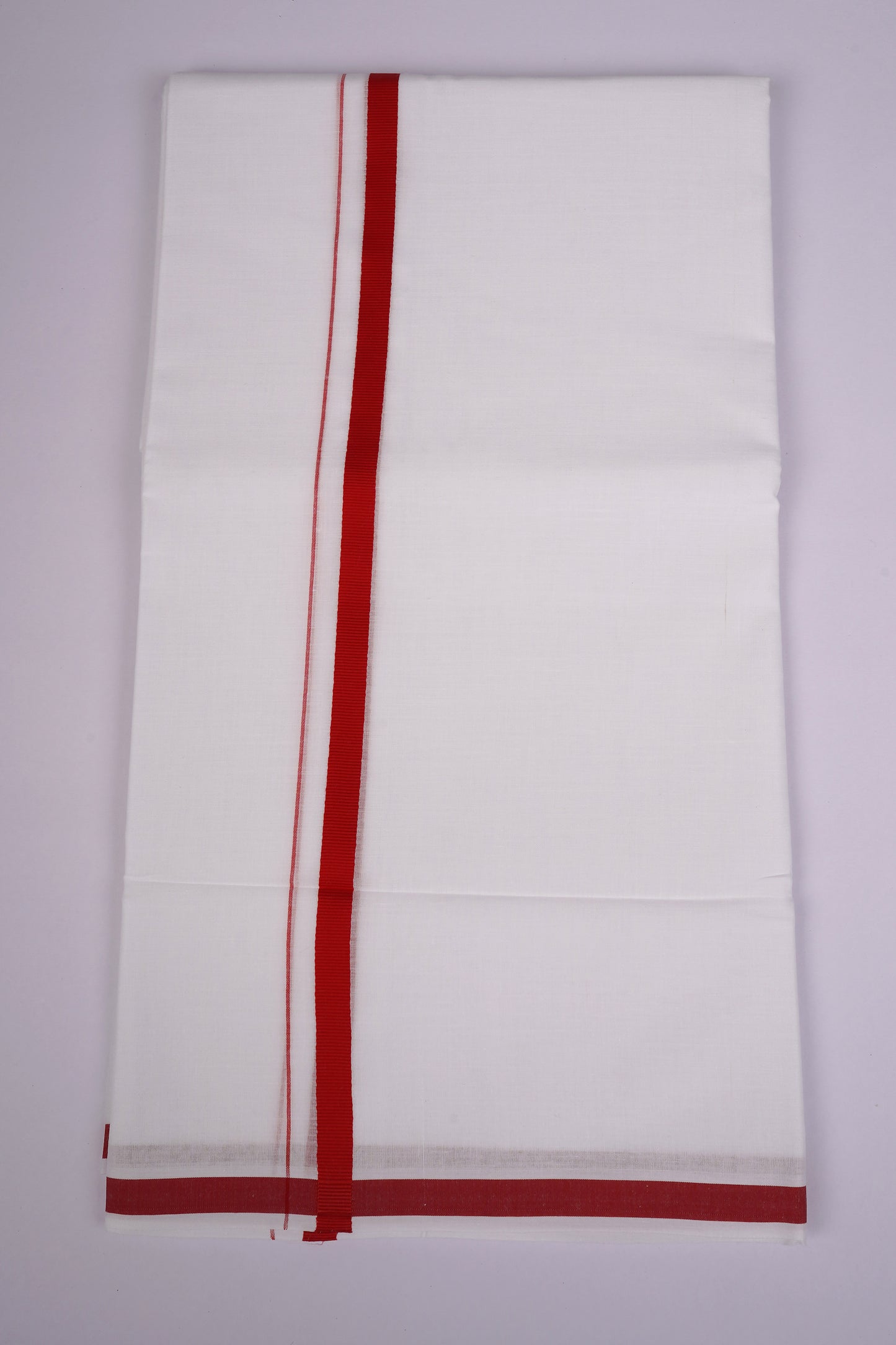 HD-17 W/D DHOTI  3.80 MTR-Red