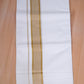 FCD-74 W/D DHOTI 3.80 MTR- Gold Yellow