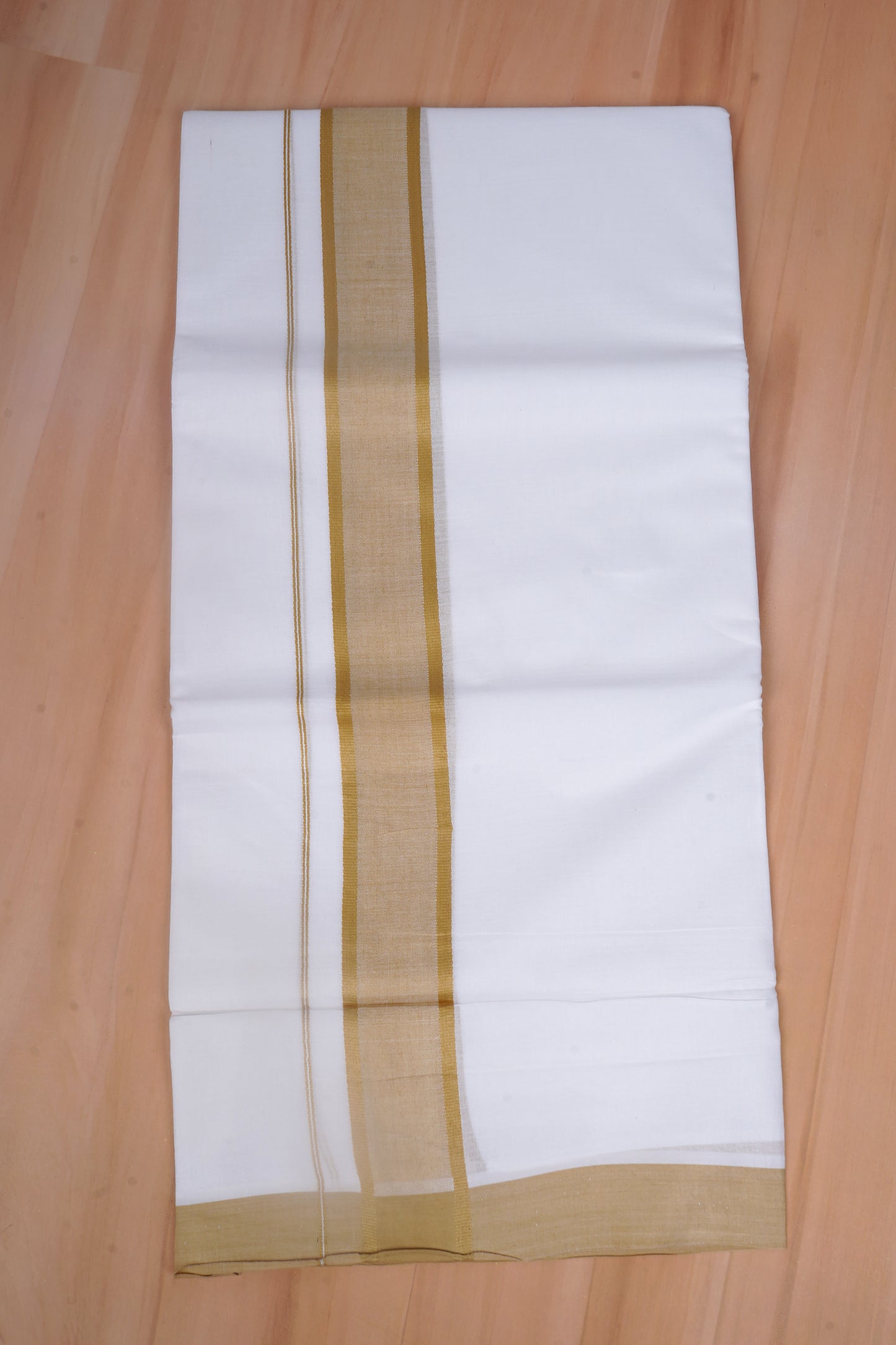FCD-74 W/D DHOTI 3.80 MTR- Gold Yellow