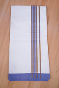 TOP GOLD W/S DHOTI 2.00 MTR-Light Blue