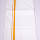HS-19 W/S DHOTI  1.90 MTR - Gold Yellow