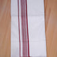 FCD-585 W/D DHOTI 3.80 MTR - Dark Red