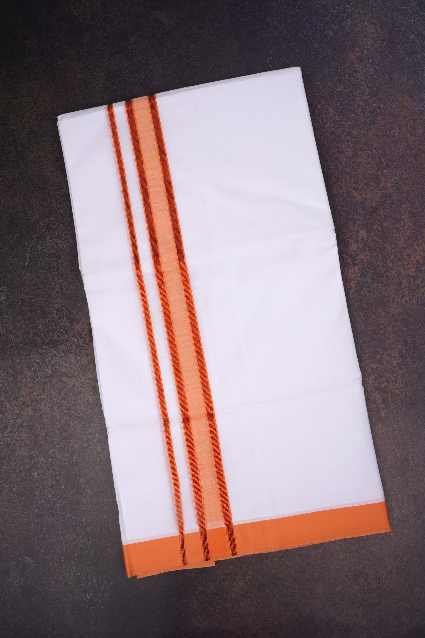 FD-176 W/D DHOTI 3.80 MTR-Ramar Orange