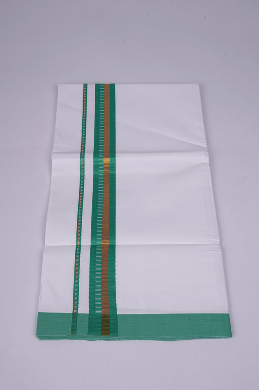 FS-93 W/S DHOTI 2.00 MTR - GOLD GREEN