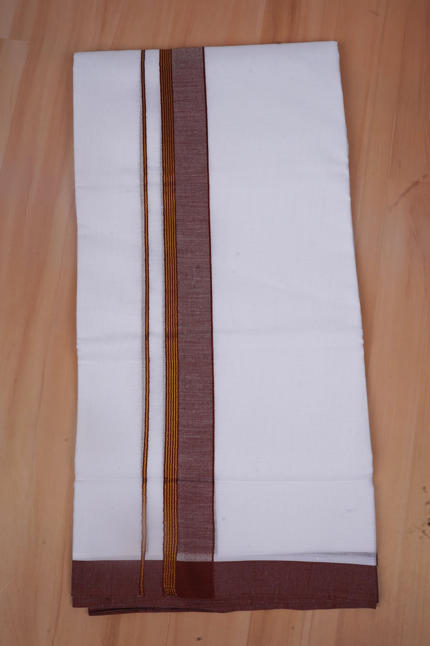 FCD-524 W/D DHOTI 3.80 MTR-Brown