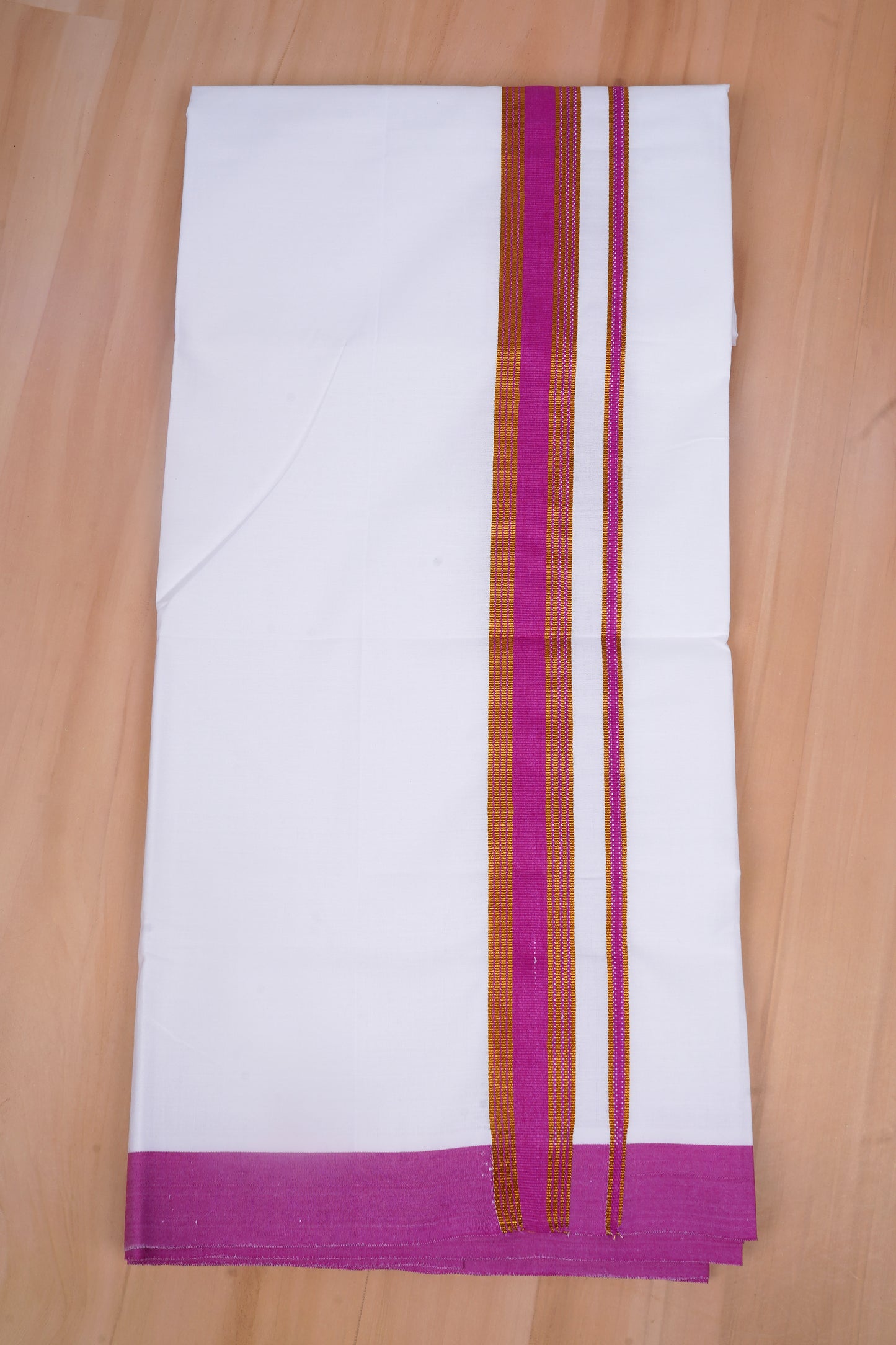 Gold Max W/S Dhoti 2.00 MTR - Pink