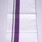 FS-136 W/S DHOTI  2.00 MTR - Violet