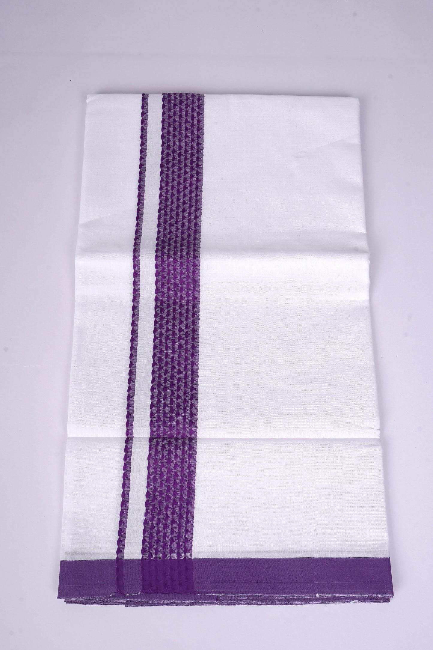 FS-136 W/S DHOTI  2.00 MTR - Violet