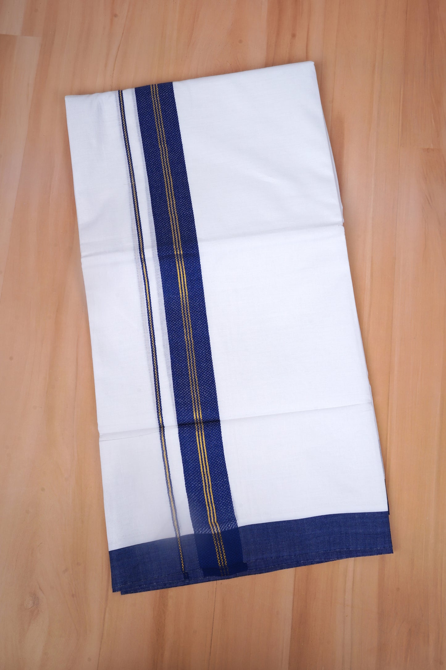 FCD-606 W/D DHOTI 3.80 MTR - Blue