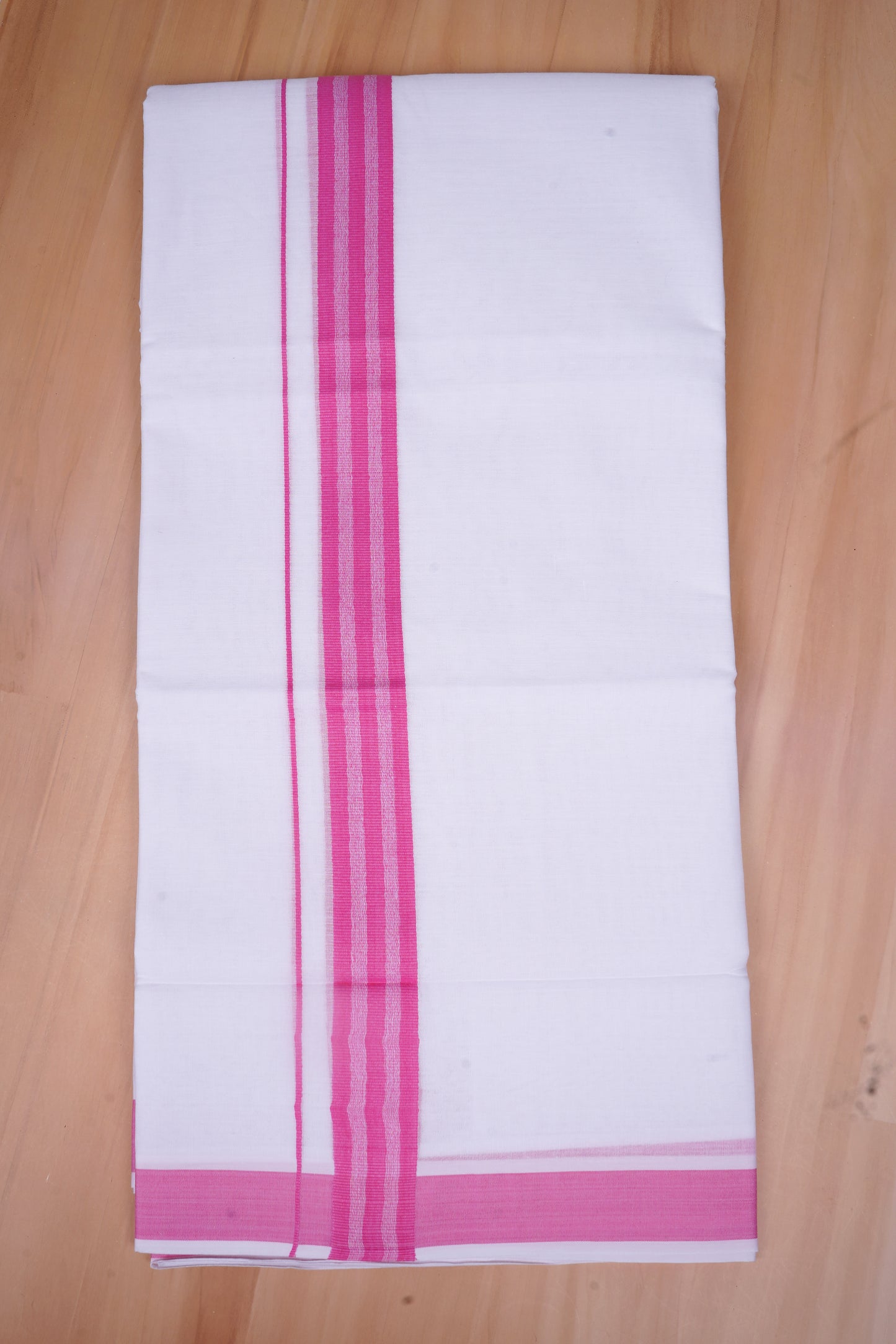FCD-502 W/D DHOTI 3.80 MTR-Dark Pink
