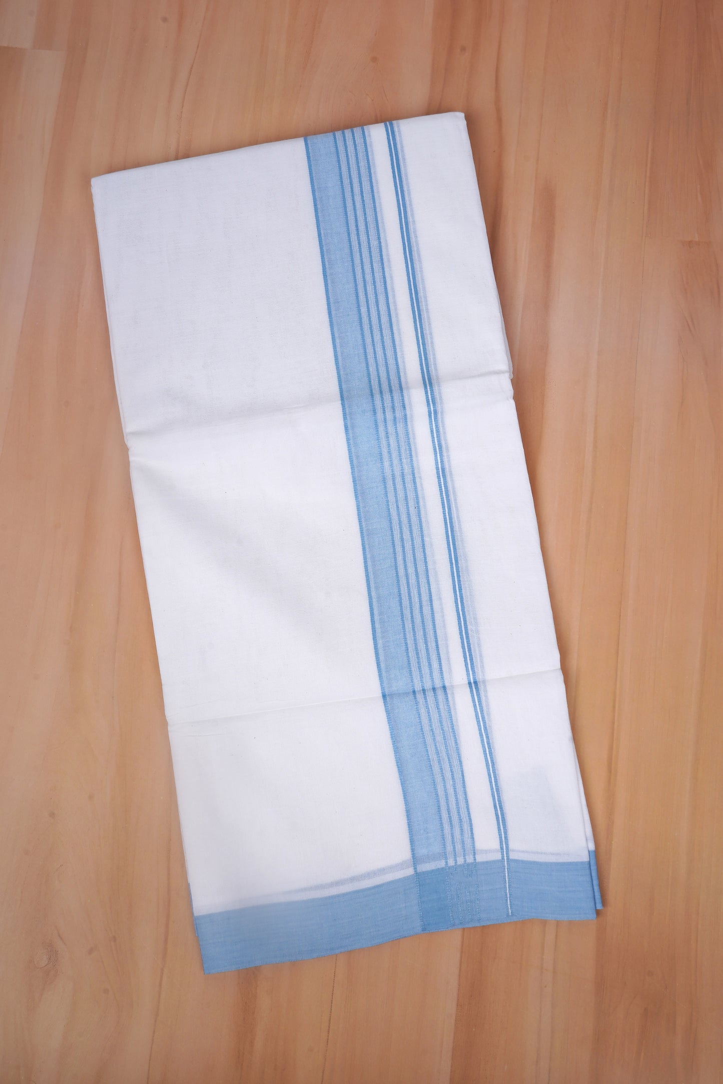 FCD-580 W/D DHOTI 3.80 MTR - Sky Blue