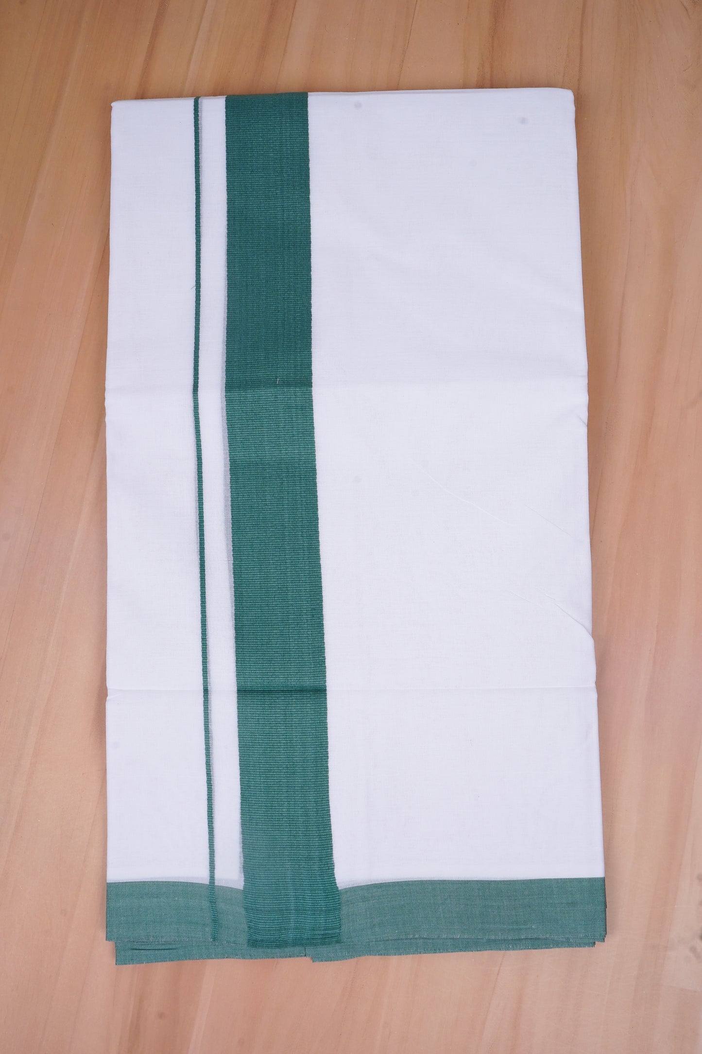 FCD-592 W/D DHOTI 3.80 MTR - dark Green