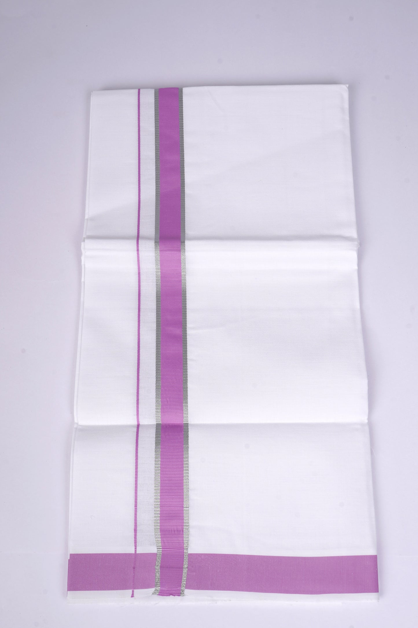 FS-96 W/S DHOTI 2.00 MTR - SILVER PINK