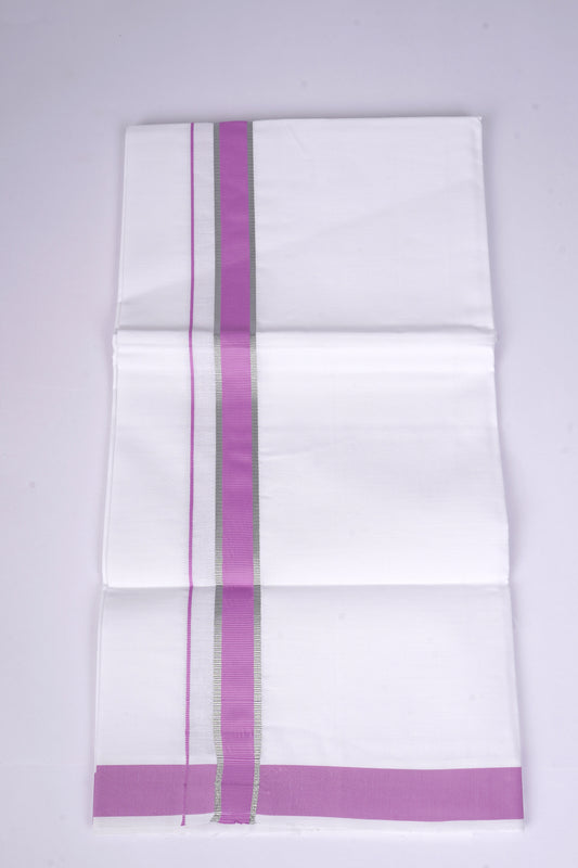 FS-96 W/S DHOTI 2.00 MTR - SILVER PINK