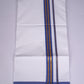 FS-100 W/S DHOTI  2.00 MTR - Blue