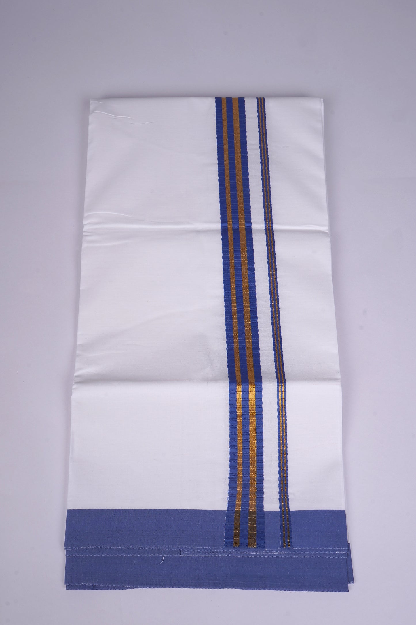 FS-100 W/S DHOTI  2.00 MTR - Blue