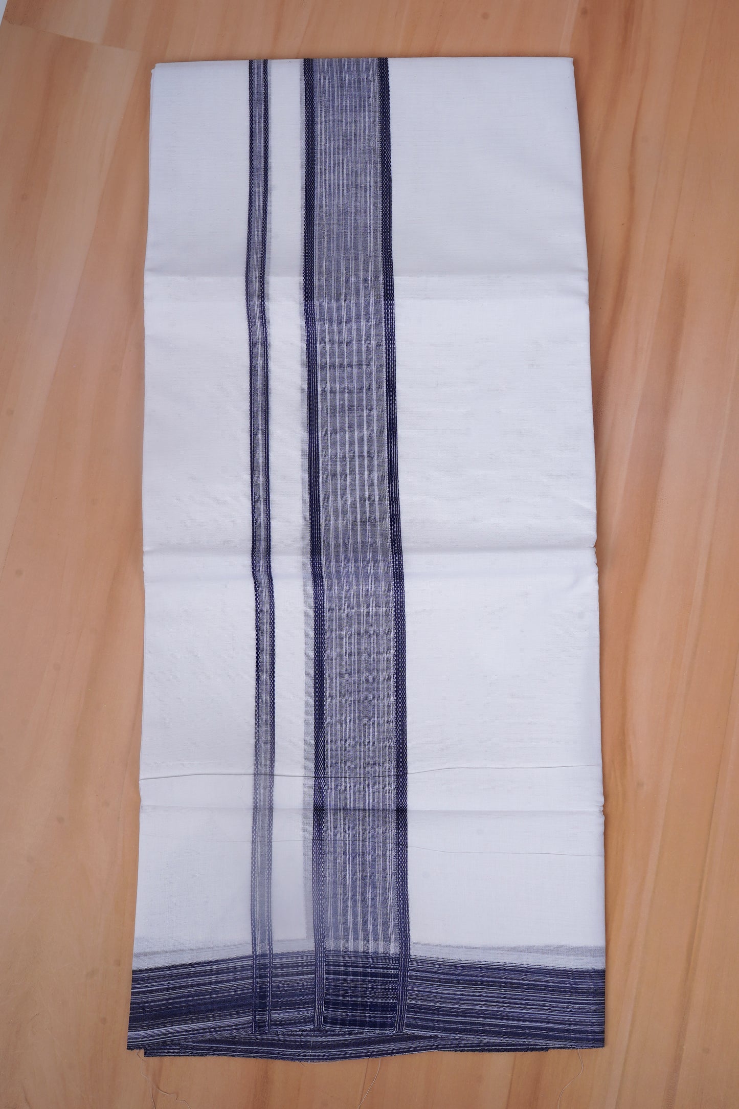 FCD-80 W/D DHOTI 3.80 MTR-Dark Blue