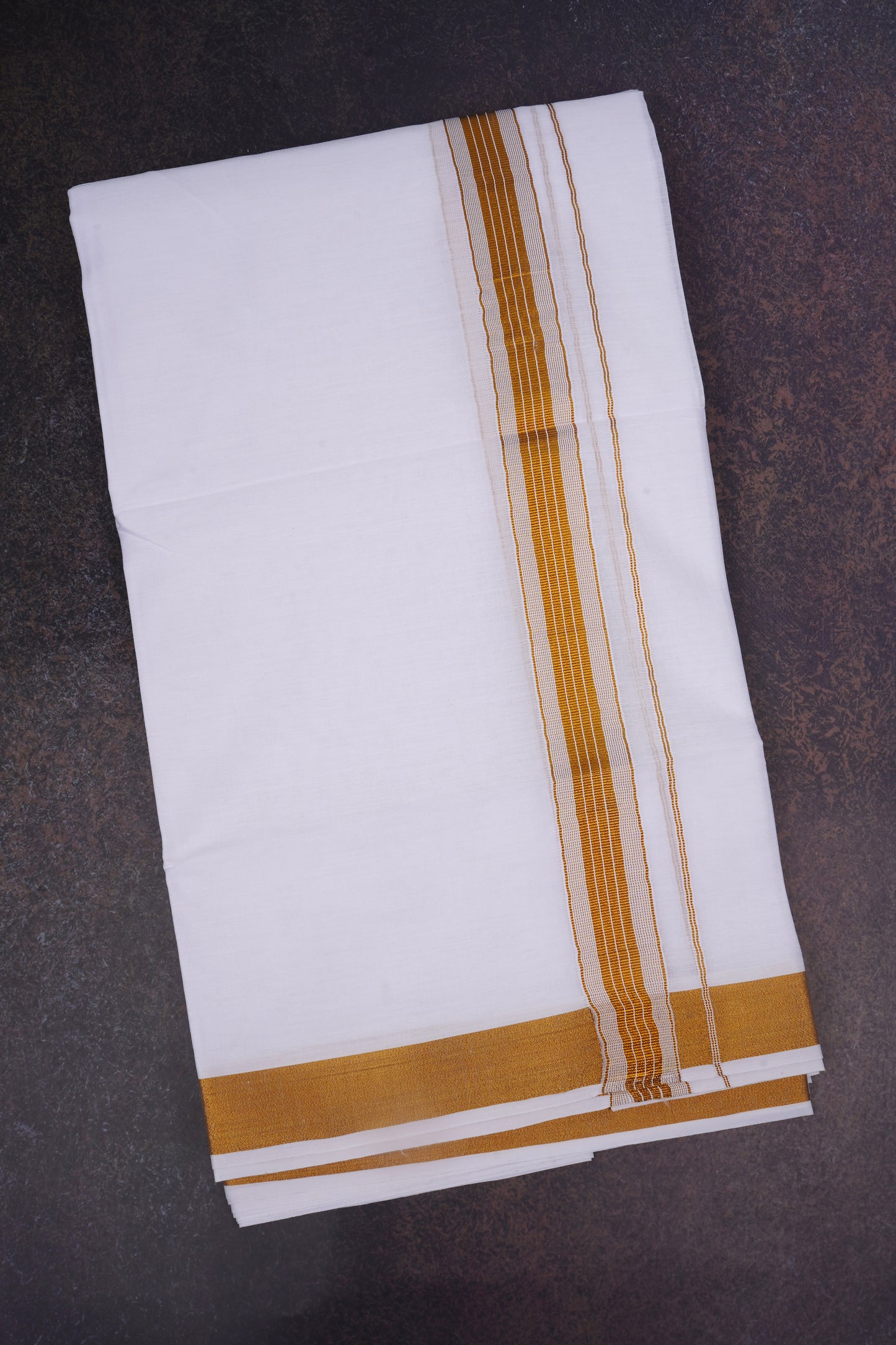 ZENITH GOLD 4 W/D DHOTI 4.00 MTR- Gold