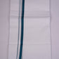HD-24 W/D DHOTI  3.80 MTR-Dark green