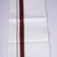 FS-96 W/S DHOTI 2.00 MTR - SILVER DARK MAROON