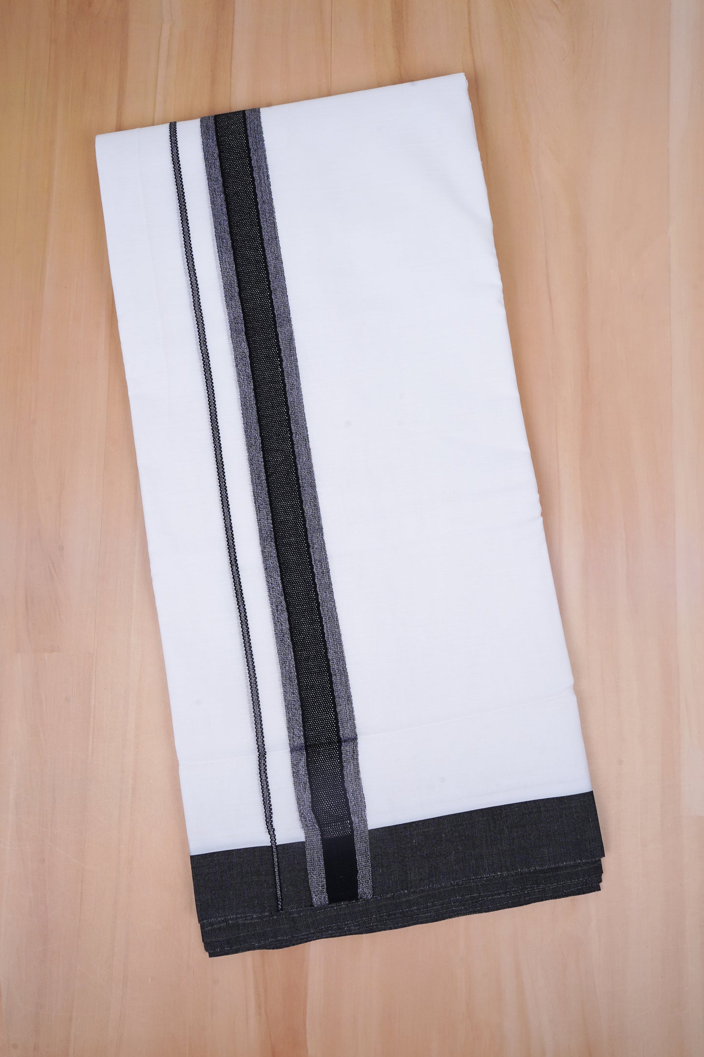 FCD-422 W/D DHOTI 3.80 MTR- Black