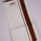 PKT FS-01 VELCRO WHITE SINGLE DHOTI  - Maroon