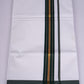 FS-108 W/S DHOTI  2.00 MTR - Dark Green
