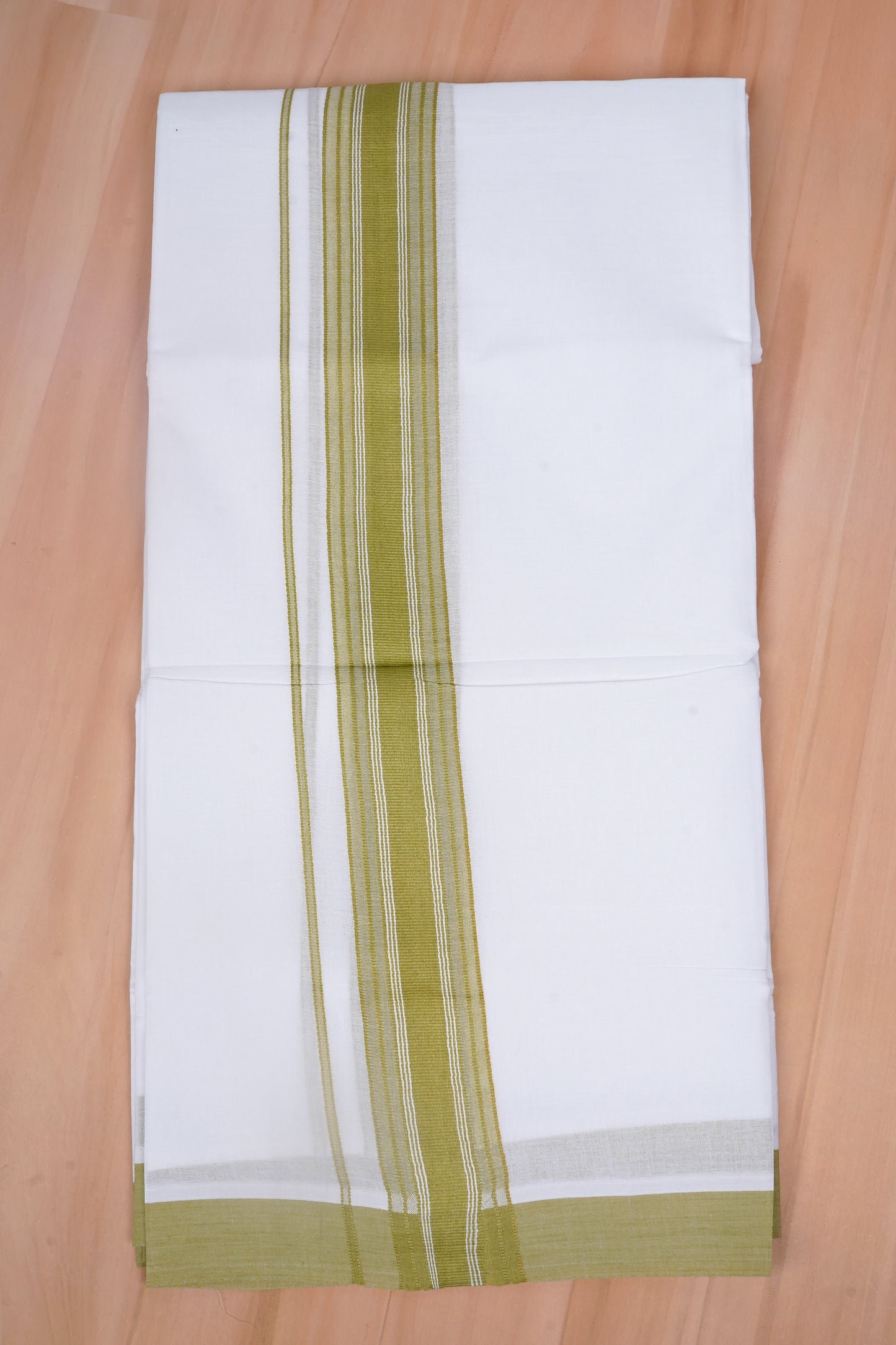 FCD-618 W/D DHOTI 3.80 MTR - Olive Green