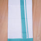 FCD-470 W/D DHOTI 4.00 MTR - Sky Blue