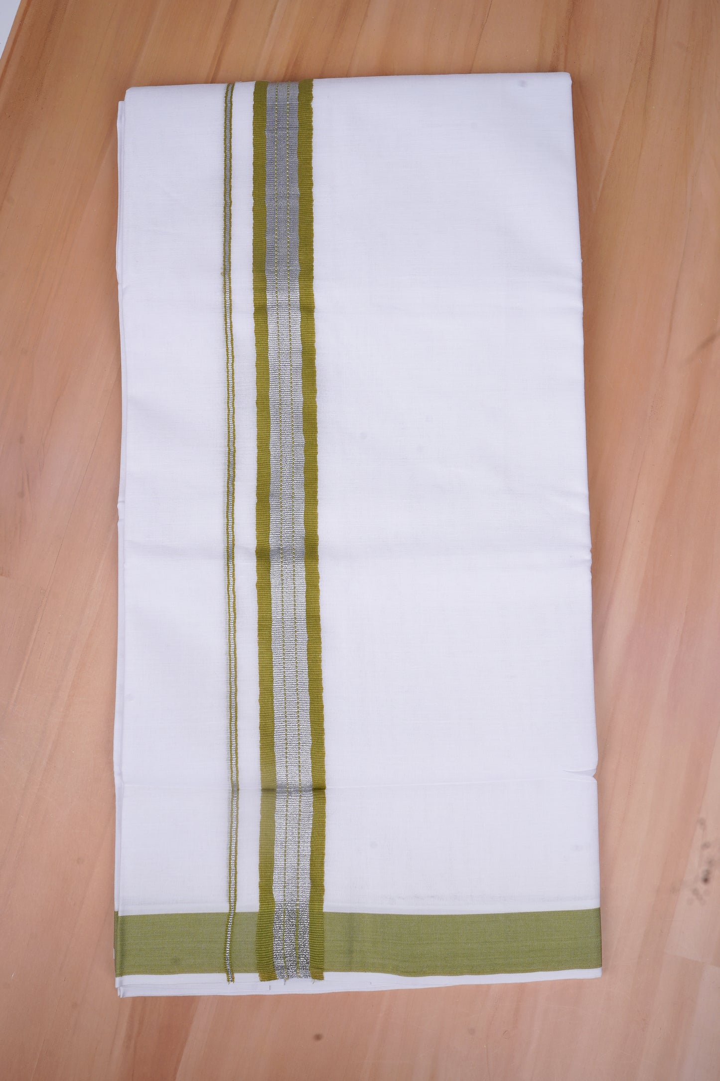 FCD-565 W/D DHOTI 3.80 MTR - Olive Green