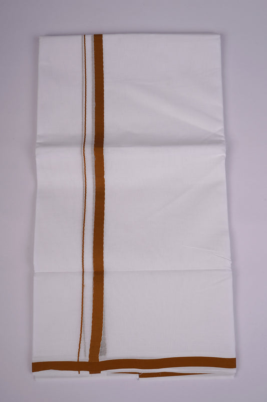 HD-28 W/D DHOTI  3.80 MTR-Brown