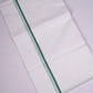 SD-14 WHITE DOUBLE DHOTI 3.80 MTR - Green
