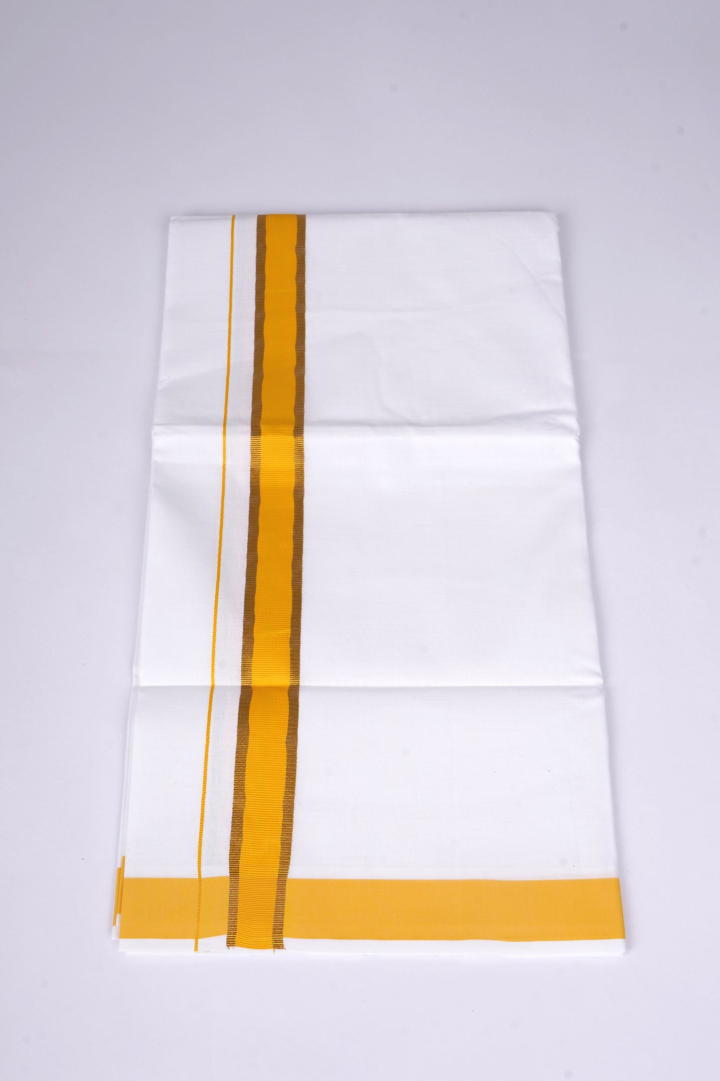 FS-115 W/S DHOTI 2.00 MTR - GOLD YELLOW