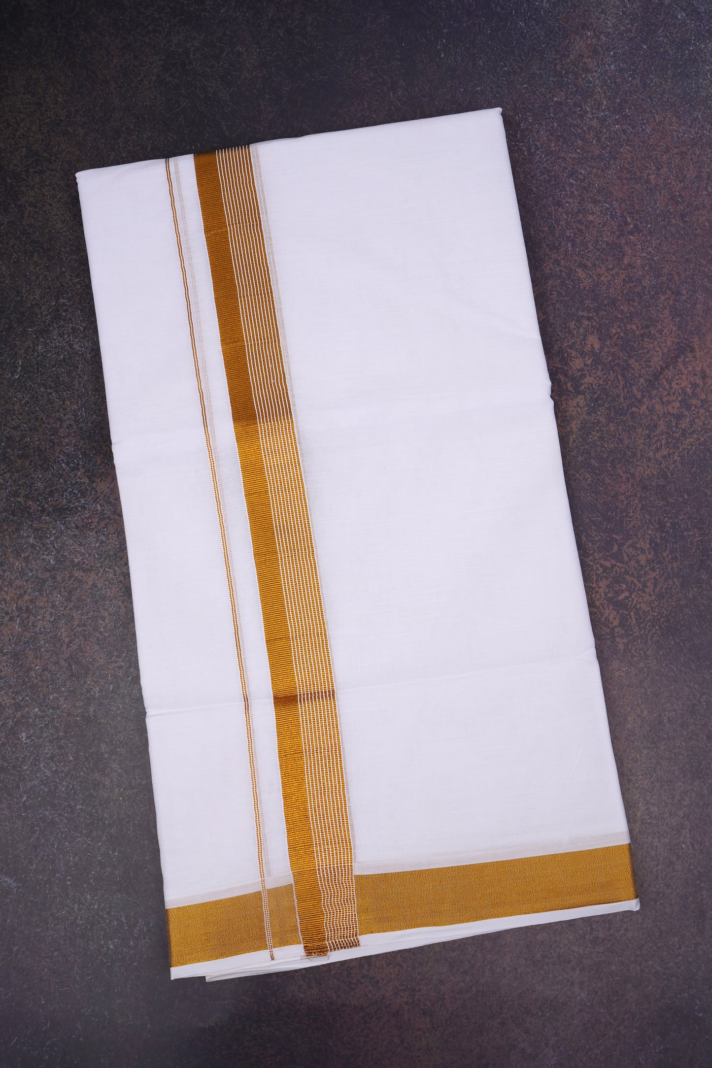 ZENITH GOLD 7 W/D DHOTI 4.00 MTR-Gold