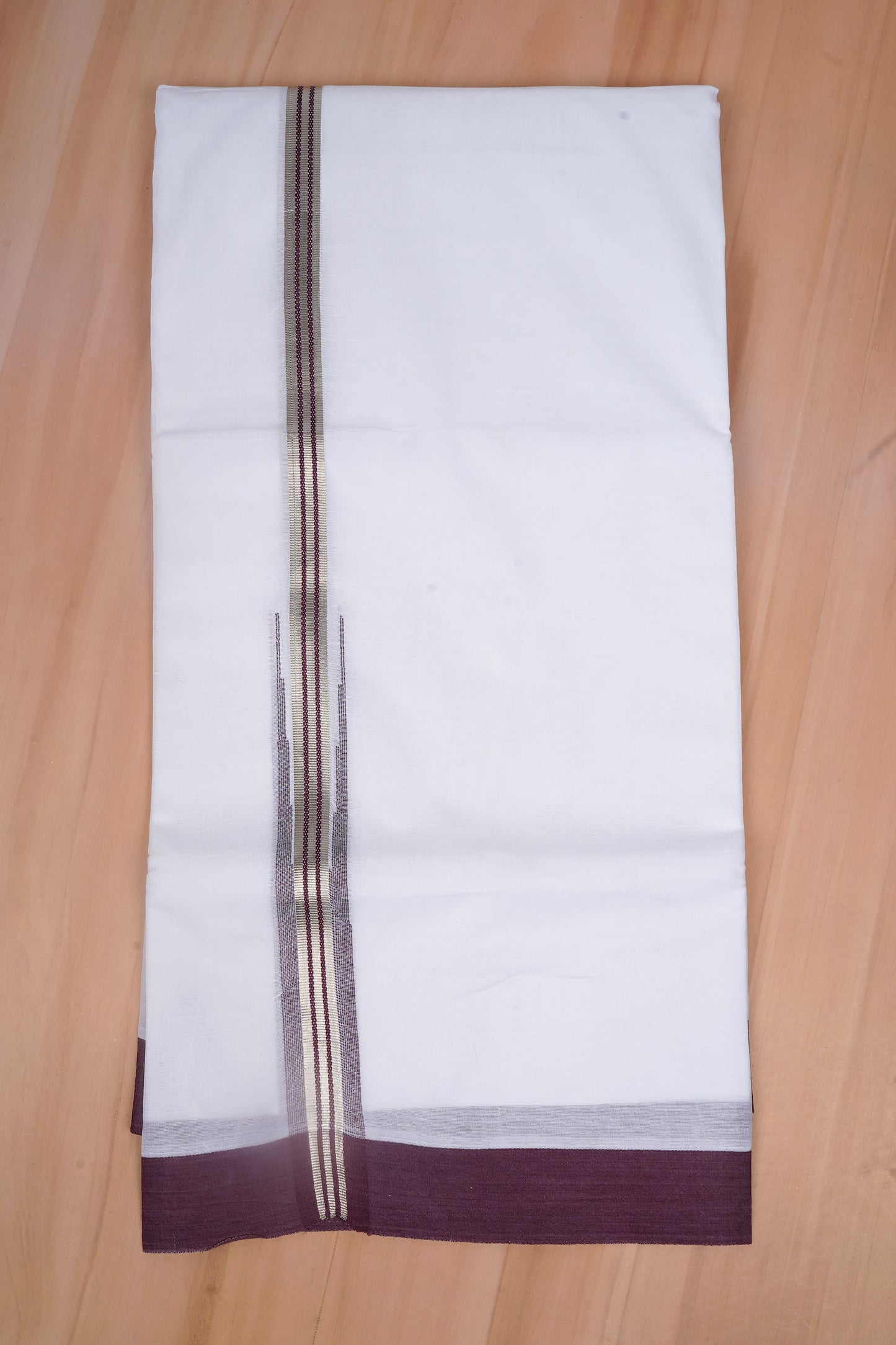 FCD-594 W/D DHOTI 3.80 MTR - purple