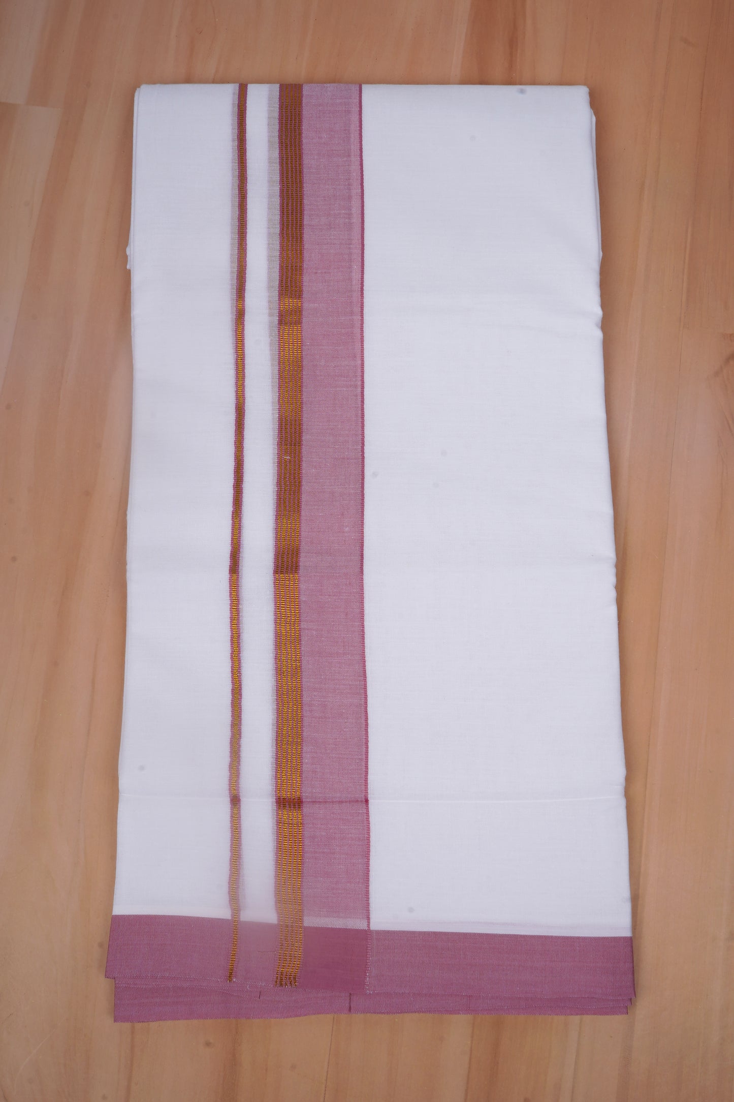 FCD-524 W/D DHOTI 3.80 MTR-Light Rose