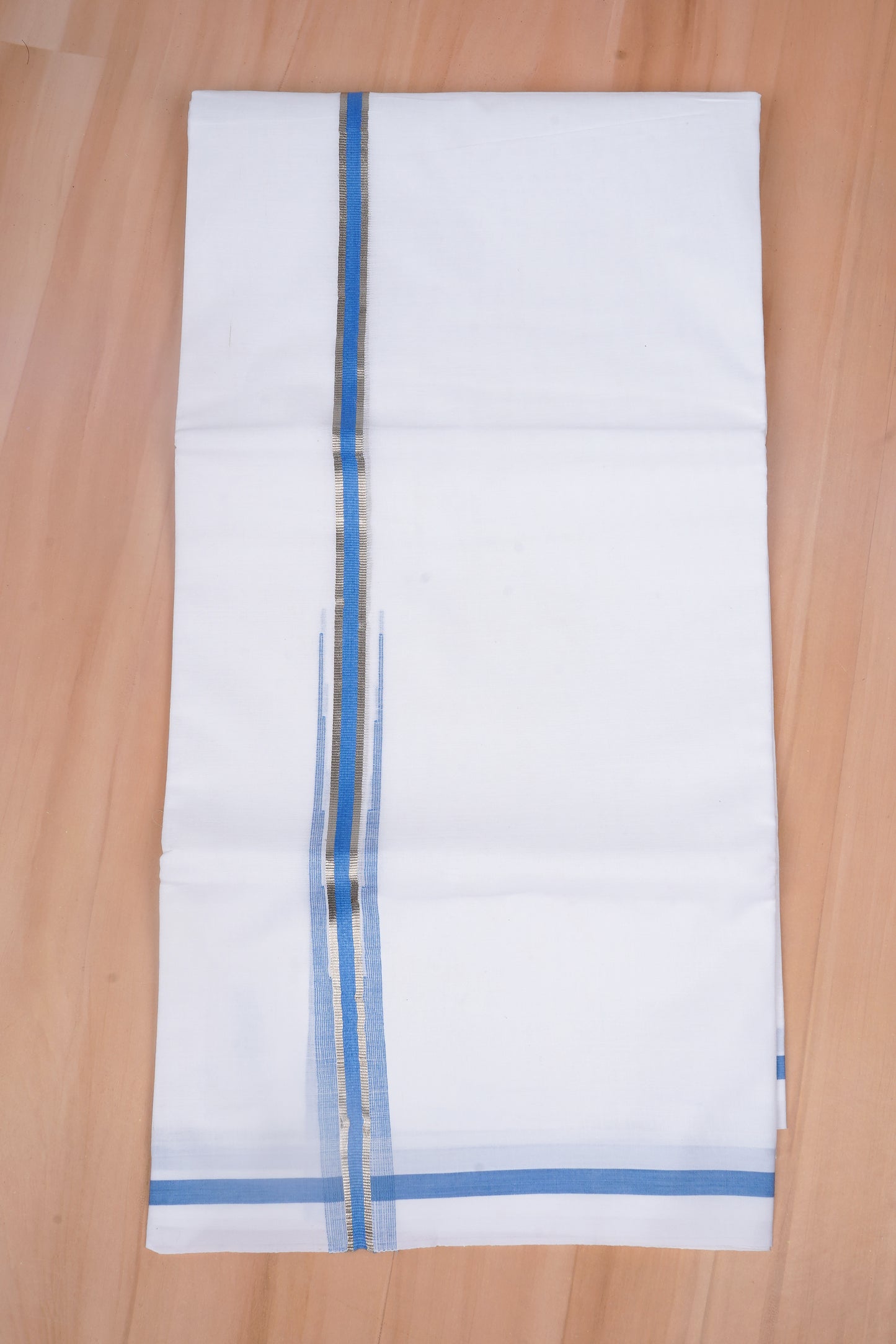 FCD-608 W/D DHOTI 4.00 MTR - Blue 2