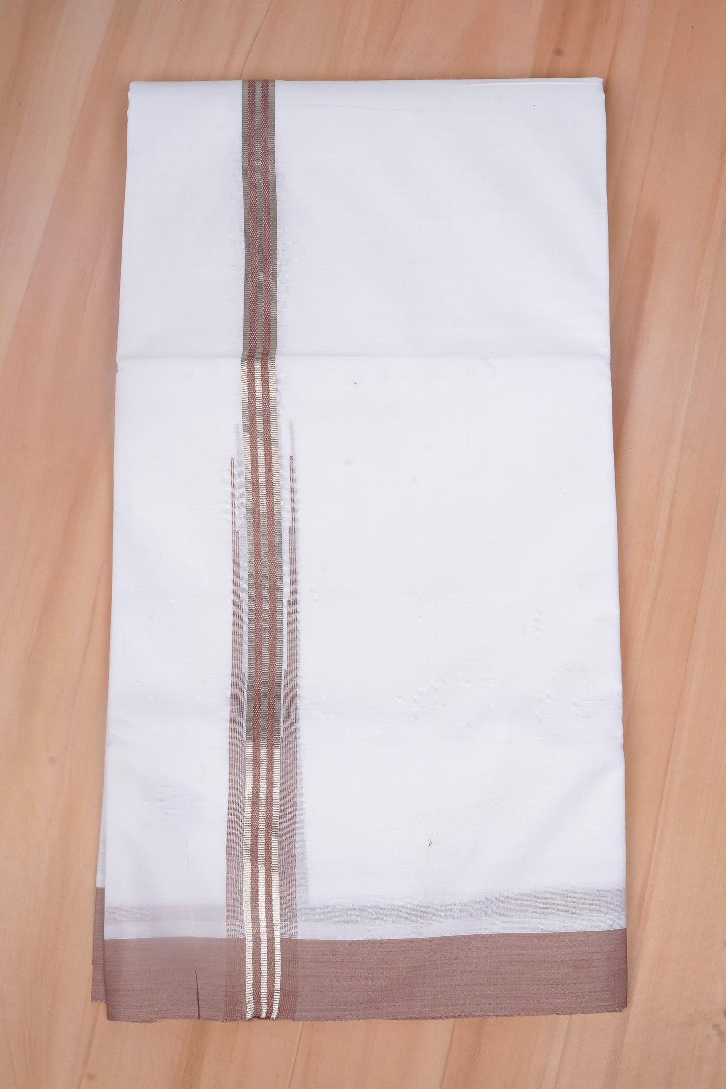 FCD-594 W/D DHOTI 3.80 MTR - Brown