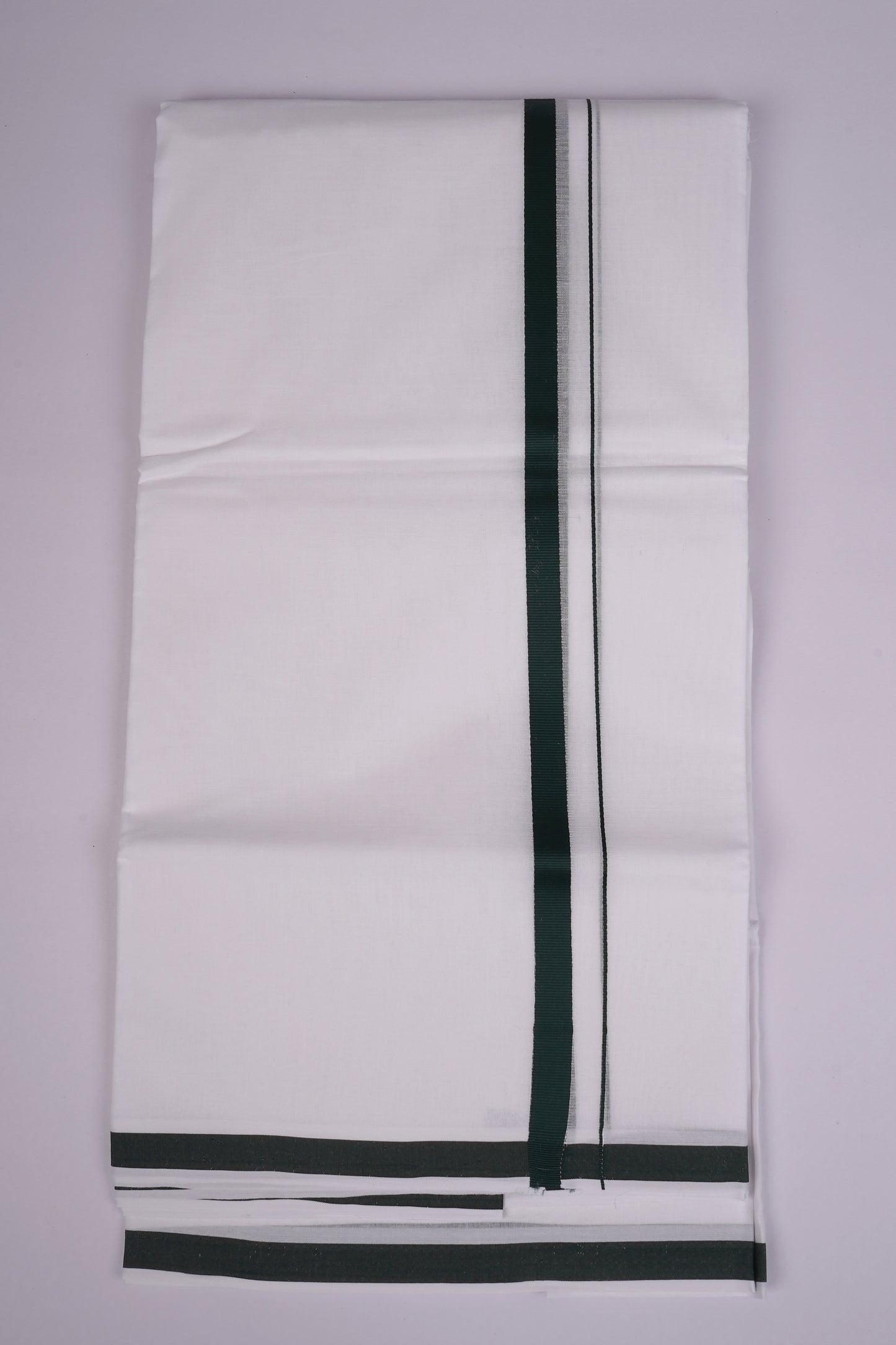 HD-23 W/D DHOTI  4.00 MTR-Dark green