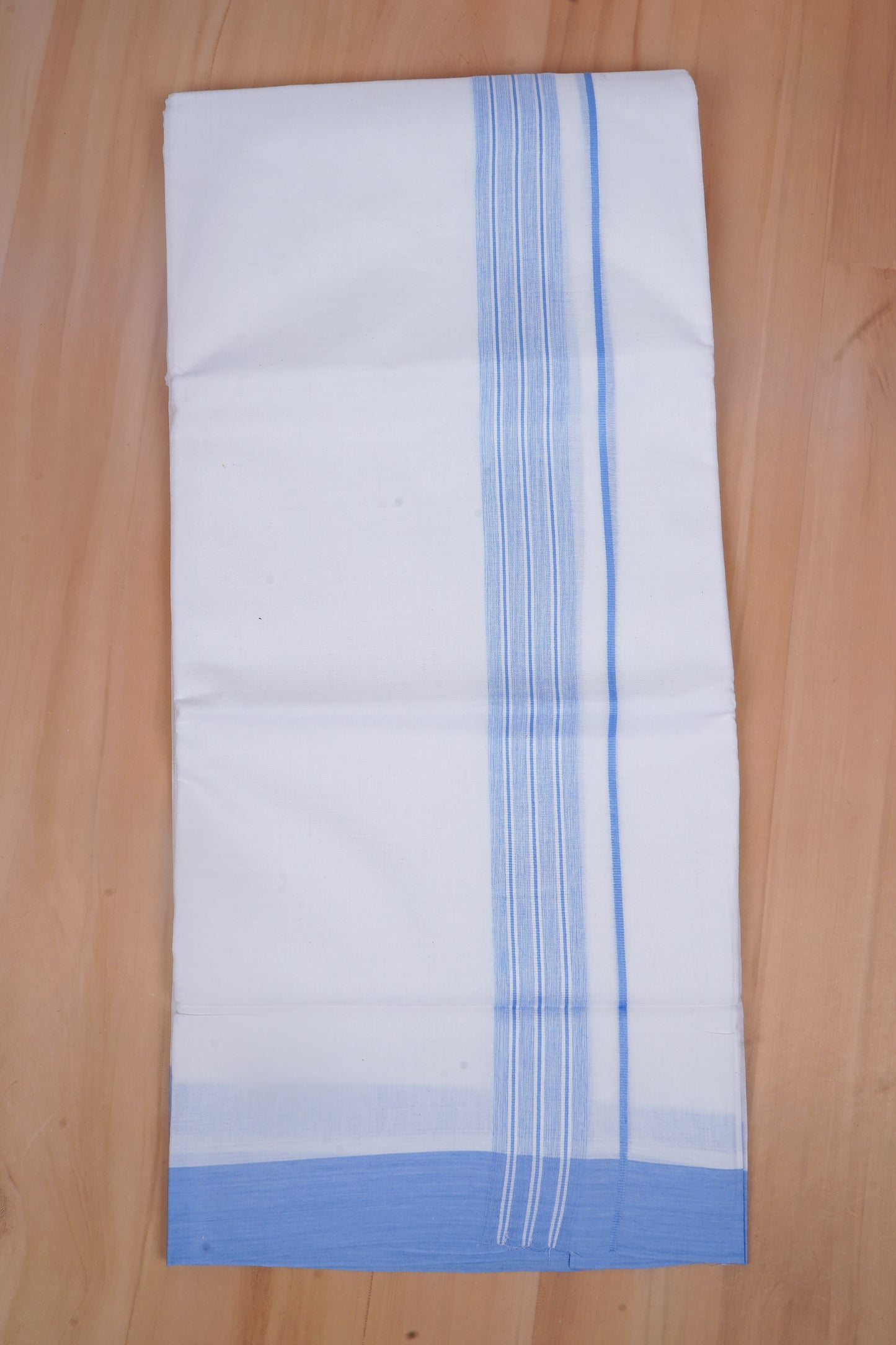 FCD-599 W/D DHOTI 3.80 MTR - Sky Blue