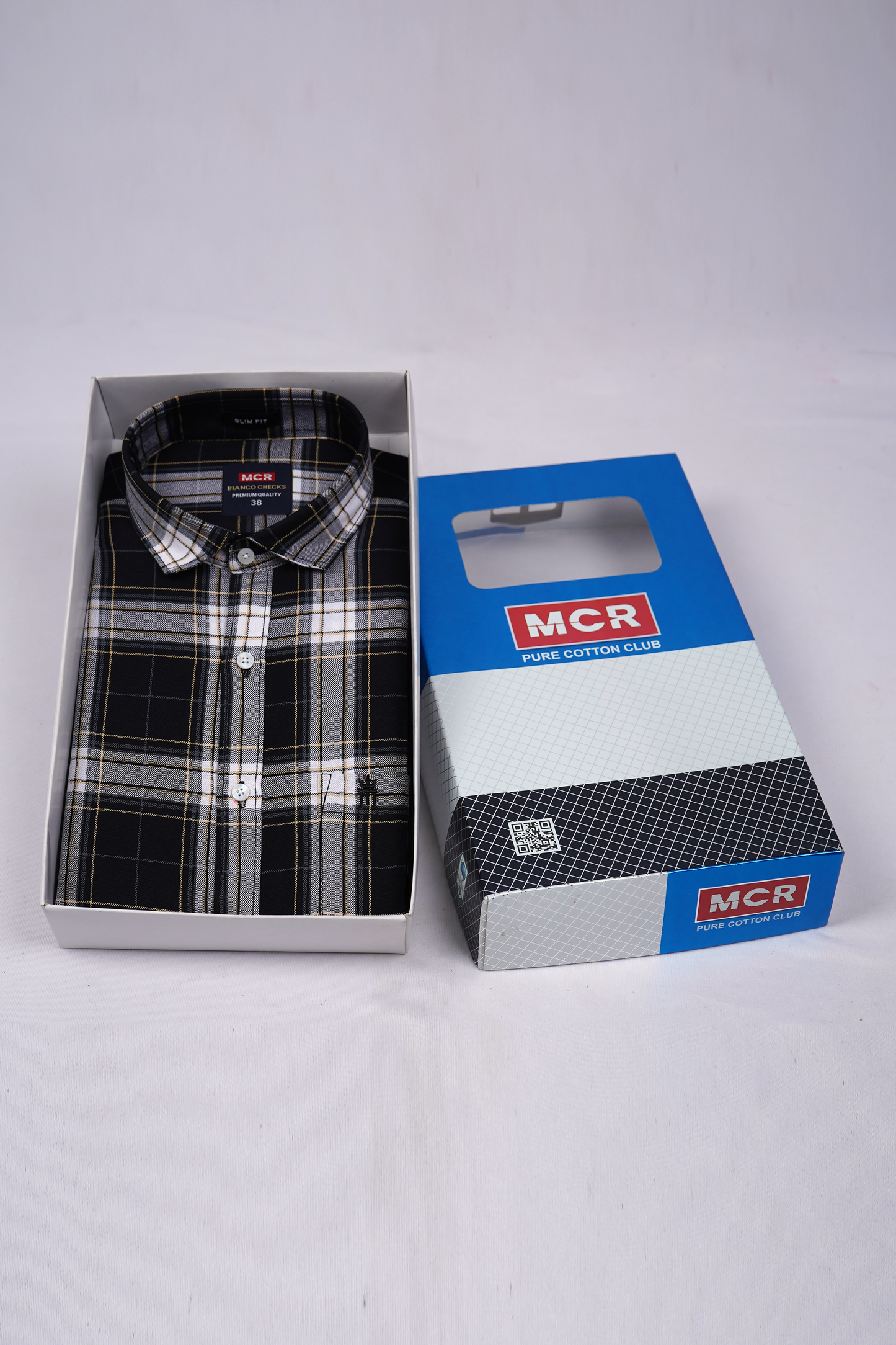 MCR BIANCO CHECKS 91003 Full Sleeve Formal Color Shirt For Men