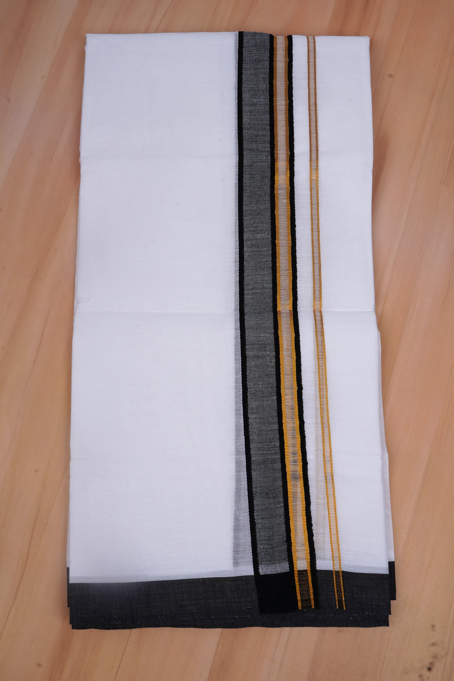 FCD-531 W/D DHOTI 3.80 MTR-Black