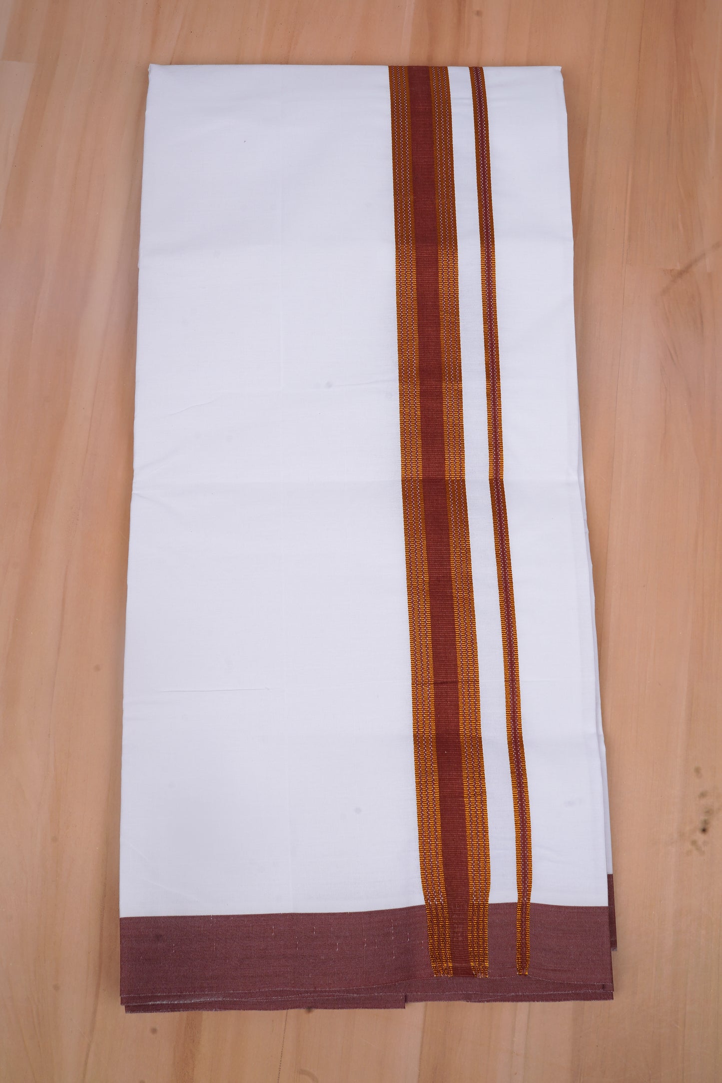 Gold Max W/S Dhoti 2.00 MTR - Brown